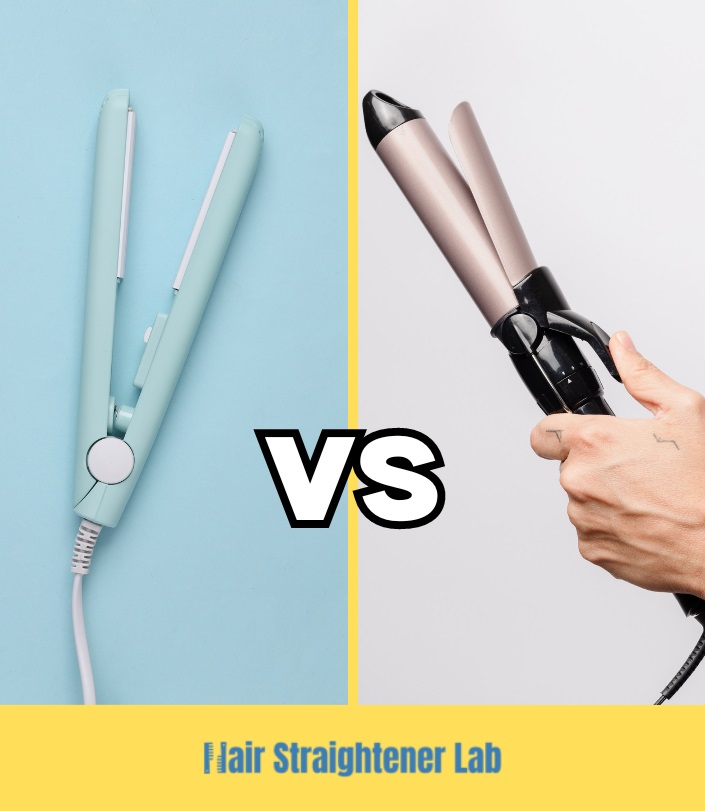 Flat Iron vs Curling Iron